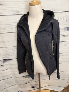 lululemon athletica Black Full-Zip Hoodie Jacket